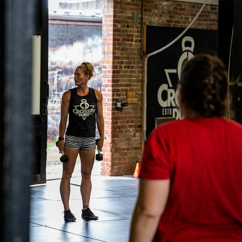 Kirsten coach at CrossFit Durst