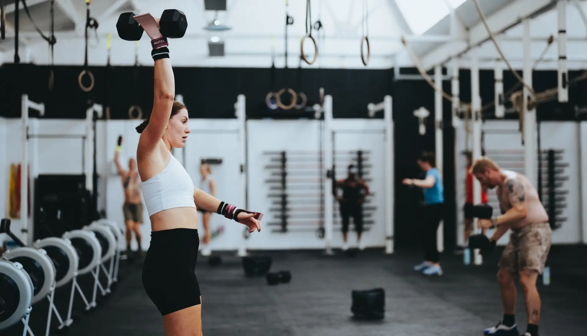 Members working out indoor