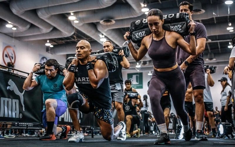 HYROX training at CrossFit Durst